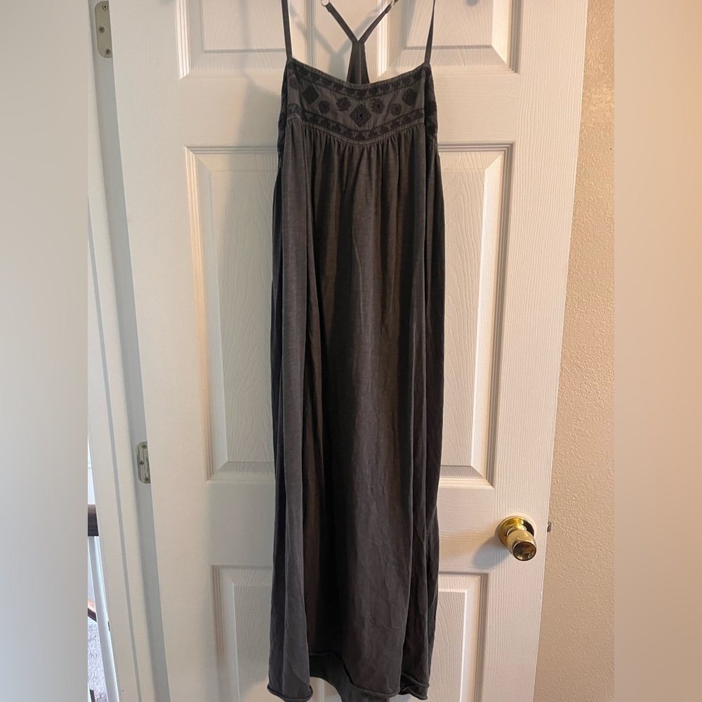 Lucky Brand Charcoal Sleeveless Dress